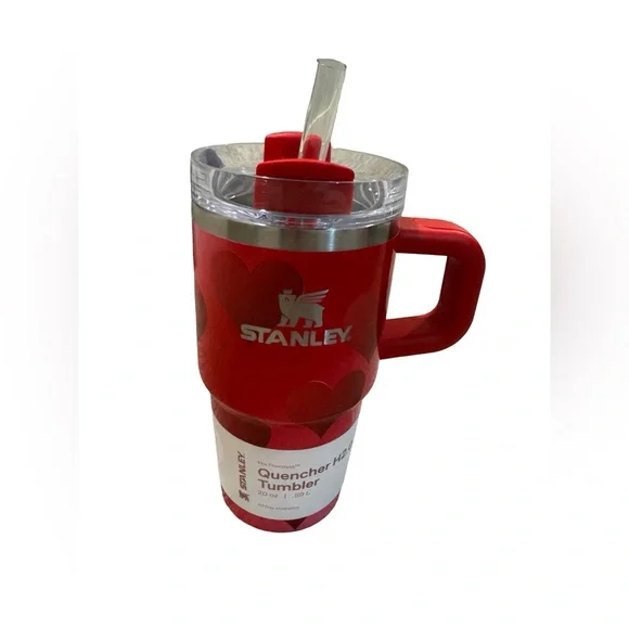 Stanley Valentine's Day 20 oz Stainless Steel H2.0 Flowstate Quencher Tumbler - Picture 2 of 6